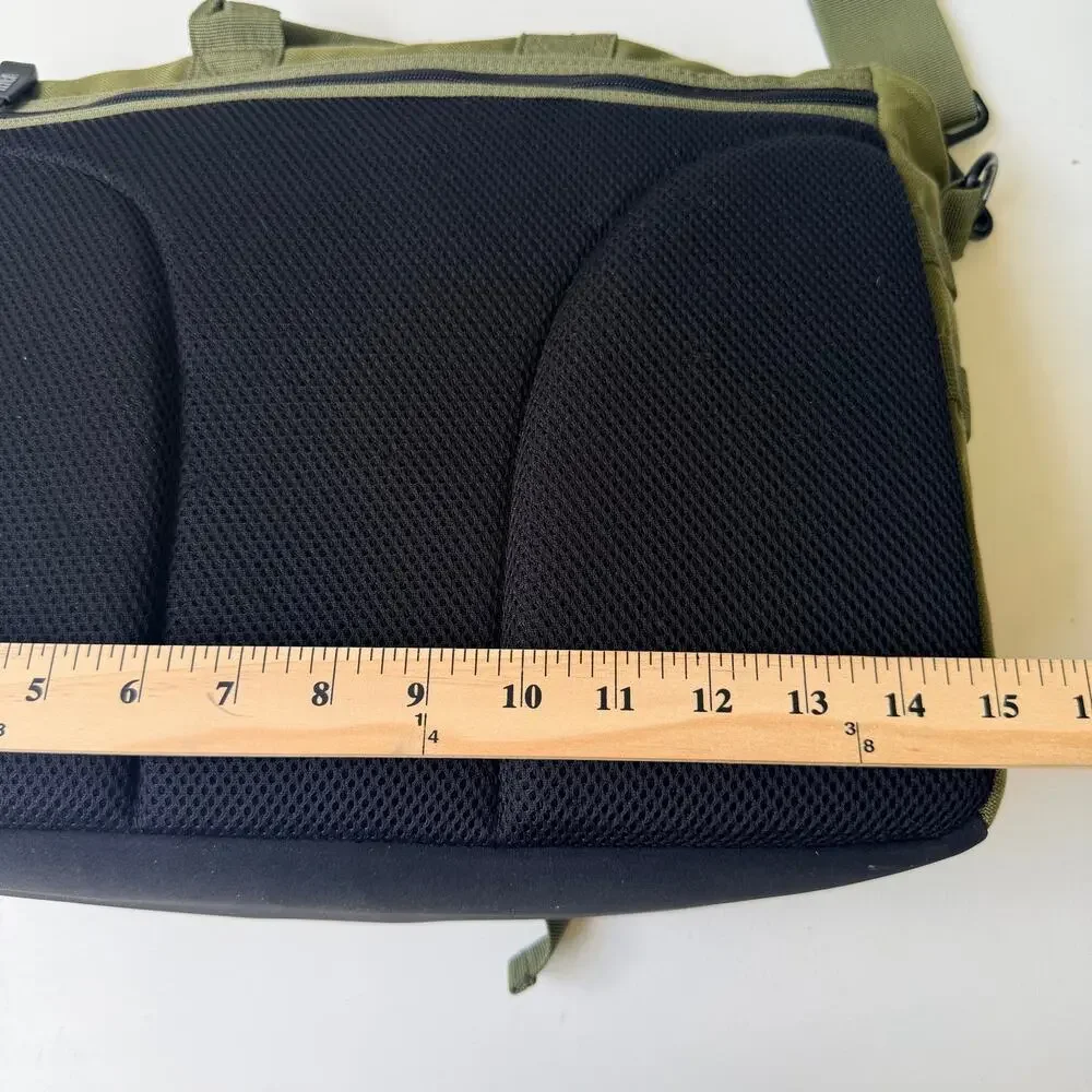 Tenba Olive Green Messenger Camera Bag Padded Laptop Shoulder Strap